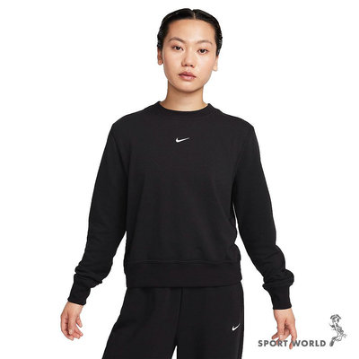 【下殺】Nike 長袖上衣 女裝 排汗 黑【運動世界】FB5126-010