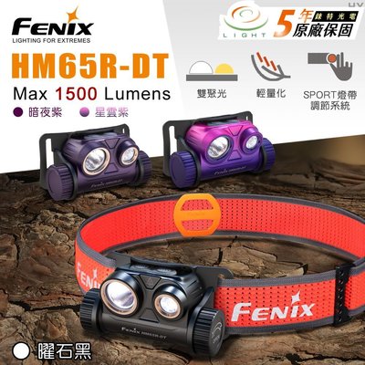 【錸特光電】FENIX HM65R-DT 1500流明 高性能鎂合金越野跑頭燈 雙聚光 輕量化 越野 HM65R-T