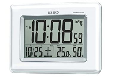 14469A 日本進口 限量品 正品 SEIKO日曆座鐘桌鐘 可壁掛鐘溫溼度計時鐘LED畫面電波時鐘