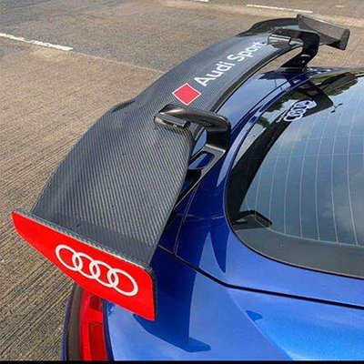 適用于奧迪Audi Sport尾翼 奧迪TT碳纖維尾翼 奧迪R8大尾翼擾流板