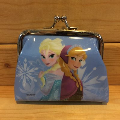 (I LOVE樂多)Disney 迪士尼 冰雪奇緣 Frozen 艾莎 ELSA 安娜 ANNA 零錢包 雙珠扣式零錢包