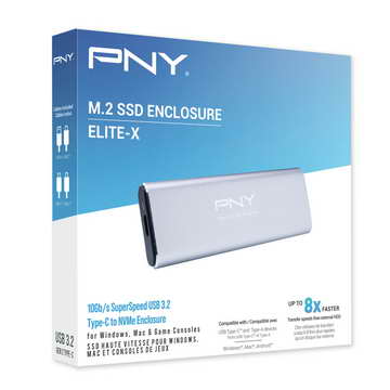 【全新】PNY Elite-X PCIe SSD外接盒 USB3.2 Gen 2