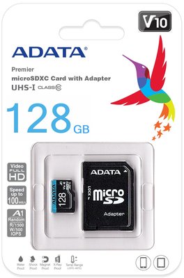 【現貨】威剛 ADATA 台灣製 micro SDXC 128GB 記憶卡 精裝 轉速Class10 高速讀寫/實用