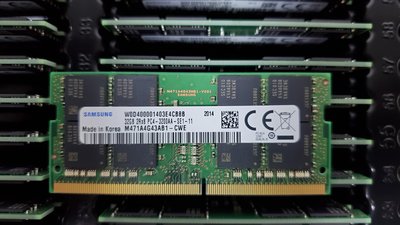 *全台唯一* SAMSUNG DDR4-3200 單條 32G 筆記型SODIMM記憶體 H470可用