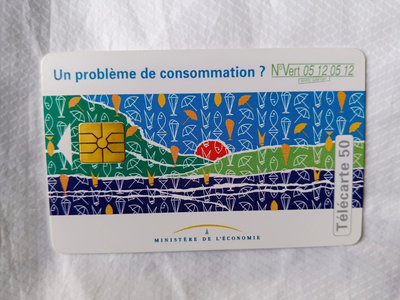 收藏電話卡 Un probleme de consommation 法國歐洲