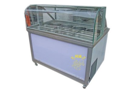 《利通餐飲設備》【自助冰冷藏冰箱】剉冰.賣冰 豆花桶 沙拉吧管冷 冰沙冰箱