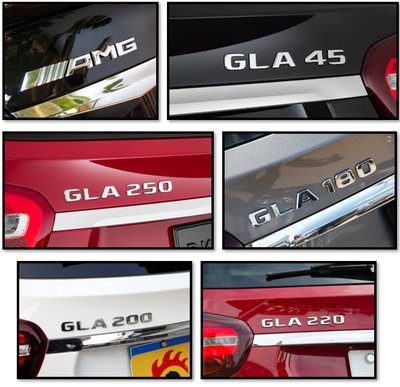 BENZ GLA X156 2016~20 GLA180 GLA200 GLA250 GLA220 AMG 車標 字貼