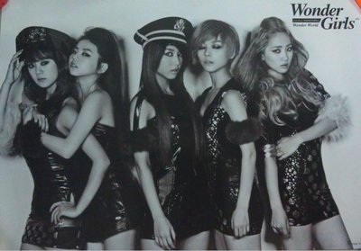 現貨『三夏社』Wonder Girls 正規2 限量版Wonder World 原版海報