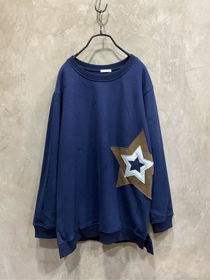 蘋果樹 韓國服飾•CLOTH &amp; COOK 星星拼布棉T 內刷毛