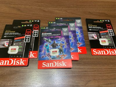 SanDisk原廠記憶卡（紅金版）全新未拆封、64G、128G、256G全部便宜出售，可一次全買、價格更優惠⋯