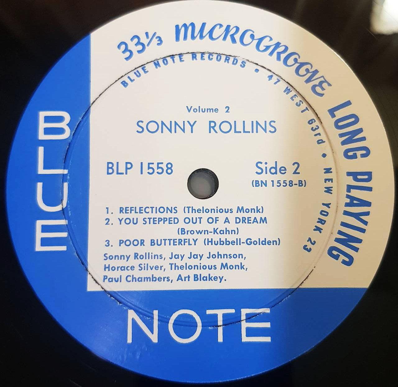 元時のJP日本盤黑膠唱片《日版LP 現貨》BLUE NOTE 藍標爵士唱片 BLP 1558 SONNY ROLLINS