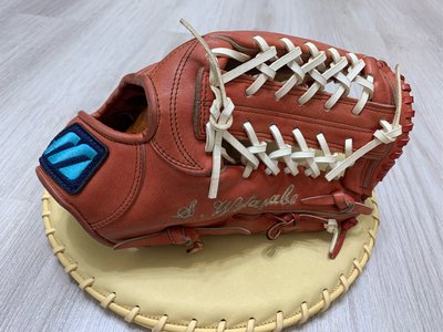 日製 日本製硬式美津濃Mizuno Buw League信義作鋼印外野手套 1988年奧運藍標 絕版商品 預購從速！