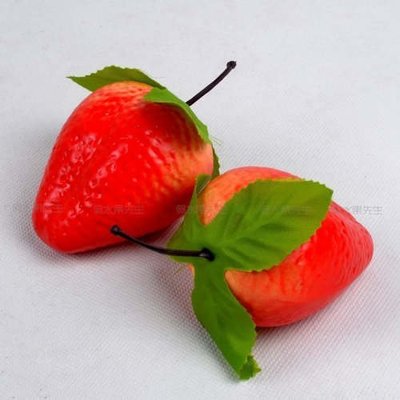 [MOLD-D011]仿真水果假水果蔬菜模型 廚櫃展示櫃裝飾品輕型仿真草莓