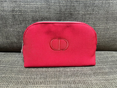Dior( christian dior)DIOR迪奧紅色半月美妝包