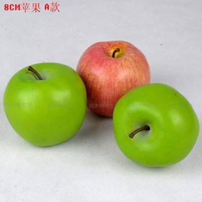 [MOLD-D089]高仿真水果蔬菜大紅蘋果模型 櫥櫃飾品 加重型 仿真紅富士假蘋果