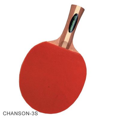 "爾東體育" CHANSON 強生 CHANSON-3S 天然木材五層合板 桌球拍 刀拍 桌拍 日本膠皮 (一組兩支)