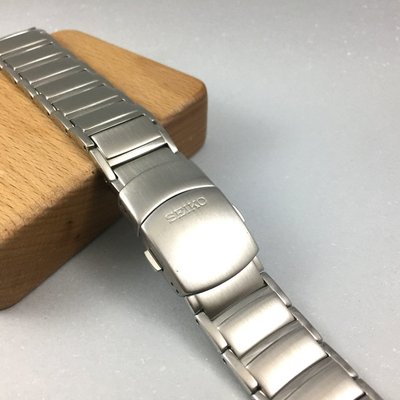 【限量特價】精工舍 SEIKO 原廠 不鏽鋼 錶帶 金屬錶帶 22mm 按壓扣
