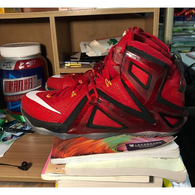 Nike LeBron 12 EIite Team 紅 男款 鞋 籃球鞋 724559-618