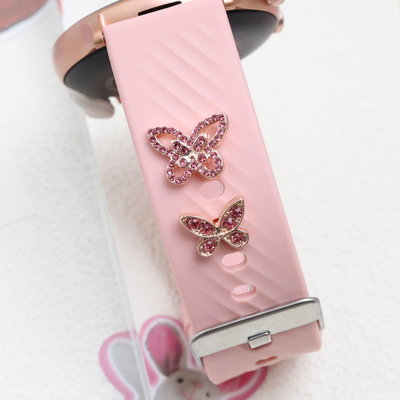 幻影蝴蝶 表帶裝飾扣SHEIN TEMU適用三星小米蘋果手表飾品
