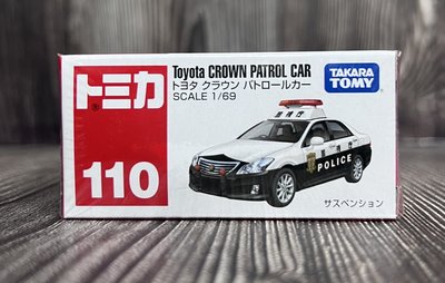 《HT》TOMICA 多美小汽車 NO110 豐田 皇冠 crown 巡邏警車 392705