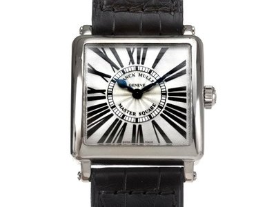 Franck Muller 法蘭克穆勒 6002 S QZ 型18K白金女用腕錶