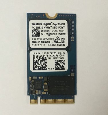 ☆【WD SN530 256G 256GB M.2 2242 SSD PCIe Gen3 固態硬碟】☆