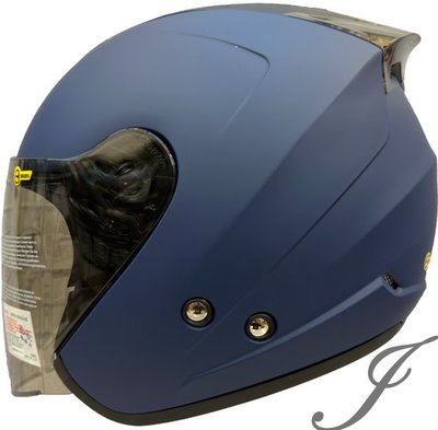 《JAP》THH T386N 素色 平光指定藍 安全帽 內藏墨片內襯可拆洗📌折價200元