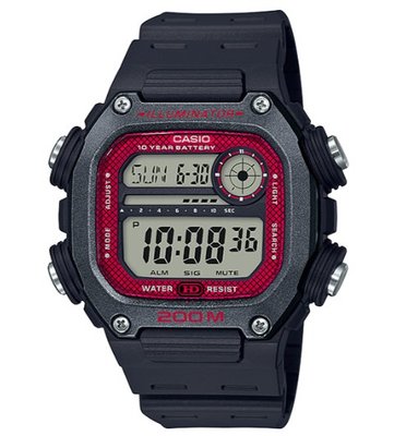 【天龜】CASIO 十年電力數位顯示錶款 DW-291H-1B