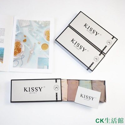 CK生活館【正品 】kissy盒裝女生內褲棉質性感舒適超彈性透氣無縫內褲