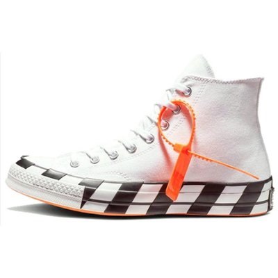 【正品】OFF-WHITE X CONVERSE CHUCK TAYIOR AII STAR 70 OW 2.0黑白潮鞋