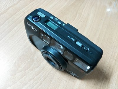 ☆手機寶藏點☆ Minolta Action Zoom 90 底片相機 古董 復古 收藏 功能正常 Che C23