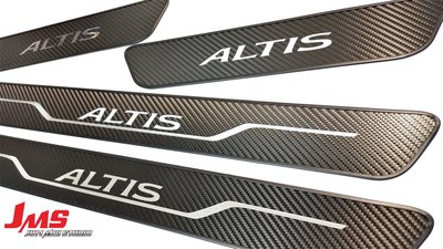 豐田toyota ALTIS 迎賓踏板 11代12代 類碳纖卡夢 汽車門檻改裝飾條