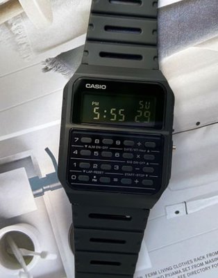 【萬錶行】CASIO 復古計算機電子錶 CA-53WF-1B