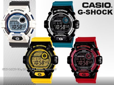 CASIO手錶專賣店 國隆 CASIO G-SHOCK G-8900SC-1R/1B/1Y/7_金屬光電子錶_保固_發票