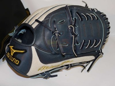 貳拾肆棒球-日本帶回 Mizuno pro訂做火鳥金標不織布硬式內野手手套