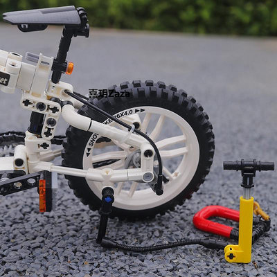 新品自行車單車摩托科技拼裝模型男孩學生益智科教玩具積木兒童禮物