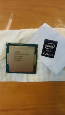 升級換下功能正常 超級新 Intel Core i5 4570 CPU  6MB Cache 3.20GHz 附貼紙