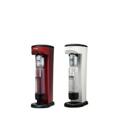 夏普SHARP Soda Presso氣泡水機/單氣瓶組/CO-SM1T(R)番茄紅/CO-SM1T(W)洋蔥白/恆隆行