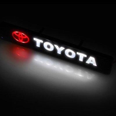 YY Toyota豐田Camry ALTIS中網燈RAV4 YARIS TRD RS Si W Led燈 格柵 標誌徽章