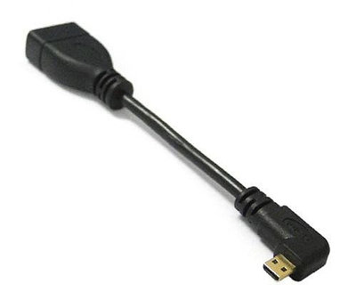 ~進店折扣優惠~CY 彎頭 micro HDMI轉HDMI轉接線 90度彎頭 micro公轉HDMI母短線