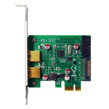 [羊咩咩3C]伽利略 PCI-E USB 3.0 4 Port 擴充卡 / 支援前置2後置2