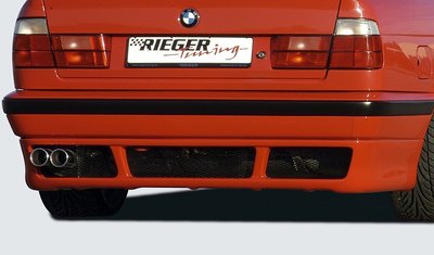 【樂駒】RIEGER BMW 5-series E34 rear skirt extension 後下擾流 後下巴 空力