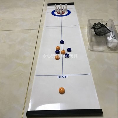 【超夯】沙壺球桌面游戲冰壺球冰弧球室內桌上親子兒童遊戲保齡球桌游方便