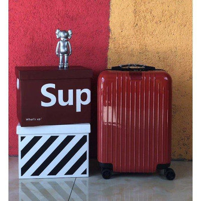 限時折扣Rimowa 日默瓦 單幹行李箱  單幹紅色pc旅行箱  20吋登機箱