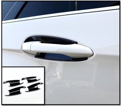 圓夢工廠 Benz CLA C117 X117 2013~19 CLA250 CLA45 卡夢碳纖 車門把手防刮門碗內襯