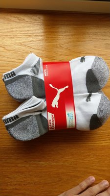 8雙組 南◇現貨 PUMA 運動襪 短襪 踝襪 襪子 棉質 透氣 男女款都有 白灰色黑色灰色 籃球慢跑訓練健身