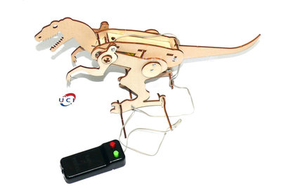 【UCI電子】(中) DIY遙控恐龍 霸王龍 三角龍 腕龍 學習教具手工科技小製作學生科學實驗