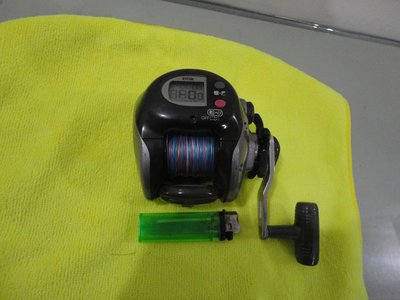 釣龍蝦，日本製 ryobi 手動數字捲線器 SS600t(單手下押出線)