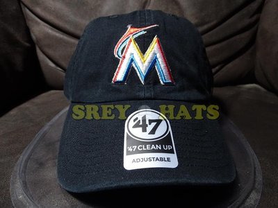[SREY帽屋]預購＊47 Brand CLEAN UP MLB 邁阿密馬林魚 陳偉殷 經典圖案 美國限定 棒球帽 老帽