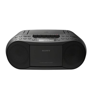 新款SONY/索尼CFD-S70手提CD機卡帶磁帶錄音機AM/FM收音 機一體機